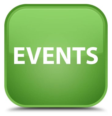 Olaylar özel yumuşak yeşil kare düğme