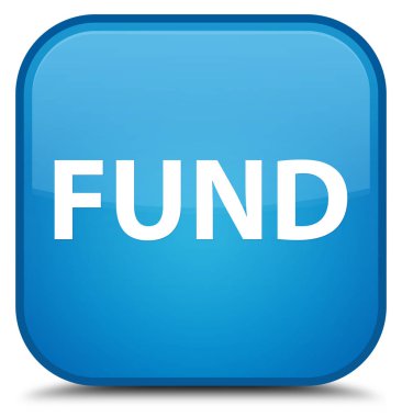 Fon özel camgöbeği mavi kare düğme