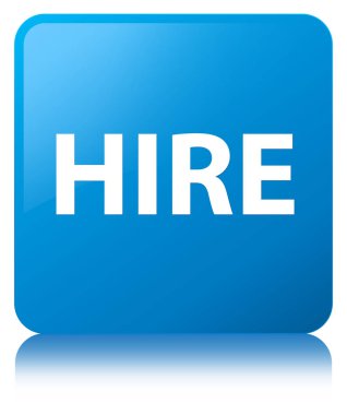 Kiralık camgöbeği mavi kare düğme