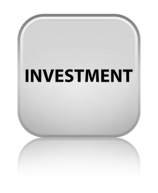 Yatırım özel beyaz kare düğme