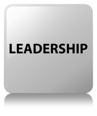 Liderlik beyaz kare düğme