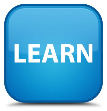 Özel mavi mavi kare düğme öğrenin