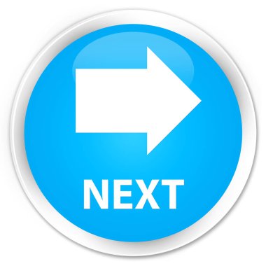 Sonraki prim camgöbeği mavi yuvarlak düğmesi