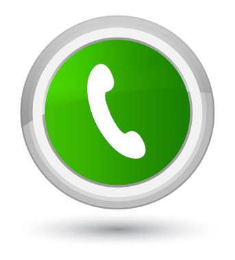 Telefon simgesini Ana yeşil yuvarlak düğmesi