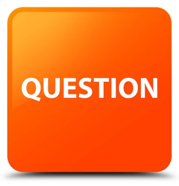 Soru turuncu kare düğme