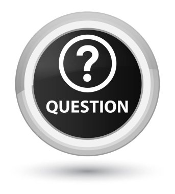 Soru Başbakan siyah yuvarlak düğmesi