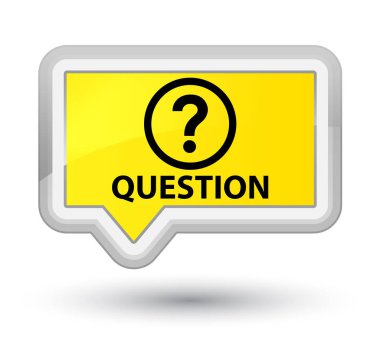 Soru Başbakan sarı banner buton