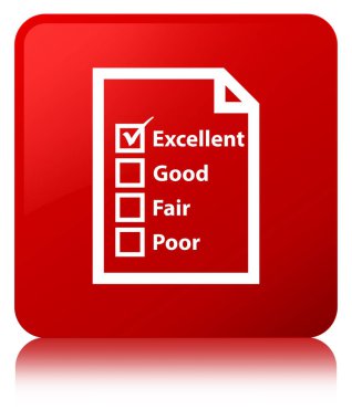 Soru formu simgesi kırmızı kare düğmesini