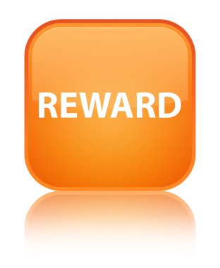 Ödül özel turuncu kare düğme