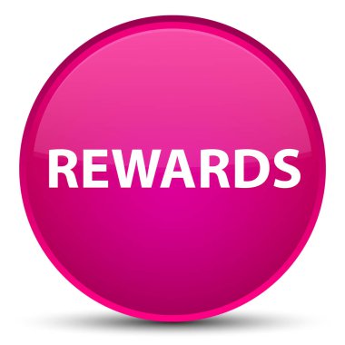 Ödüller özel pembe yuvarlak düğmesi