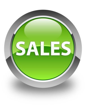 Satış parlak yeşil yuvarlak düğme