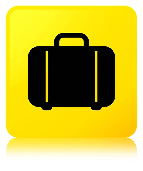 Worek żółty ikona przycisku kwadrat — Zdjęcie stockowe