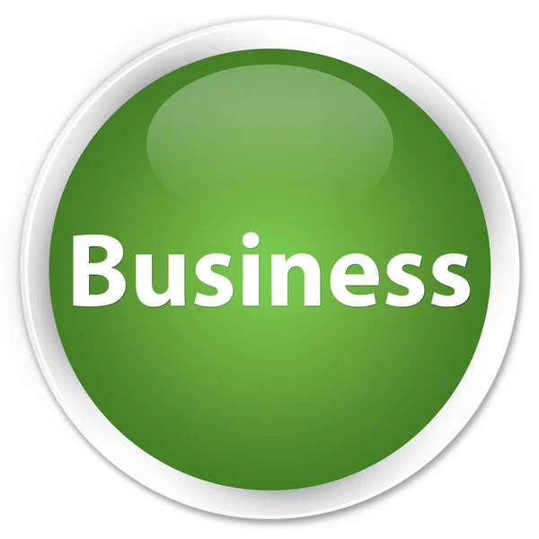 Business premium botão redondo verde macio — Fotografia de Stock