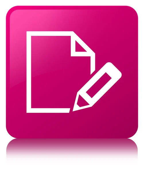 Кнопка редактирования значка документа — стоковое фото