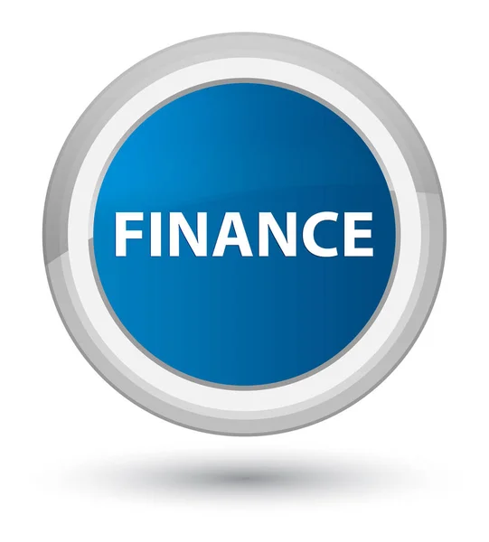 Finance prime blue round button — Stock Photo, Image