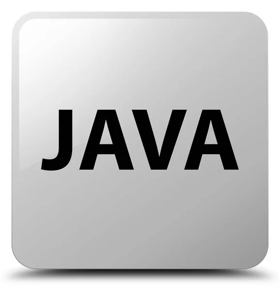 Java білий квадрат кнопки — стокове фото