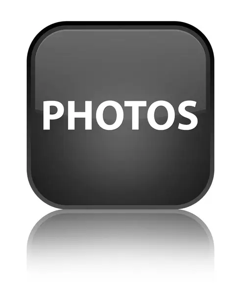 Fotók különleges fekete négyzet gomb — Stock Fotó