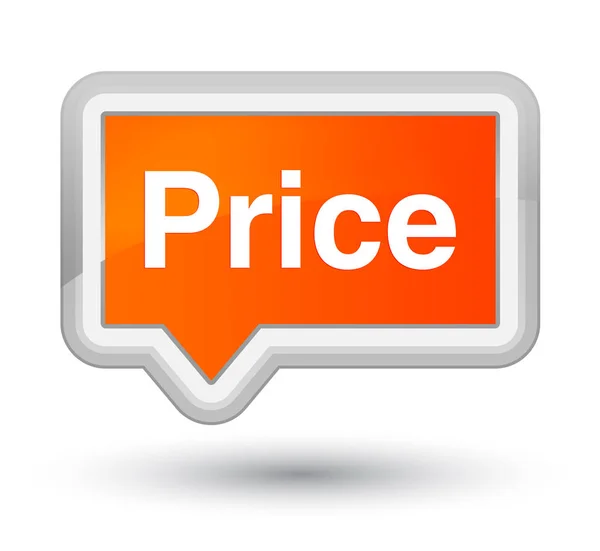 Cena prime transparent pomarańczowy przycisk — Zdjęcie stockowe