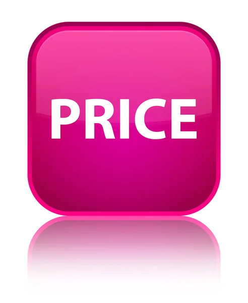 Цена специальная розовая кнопка — стоковое фото
