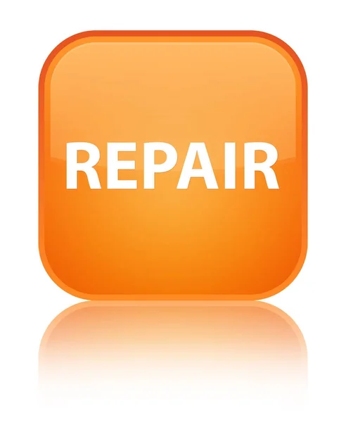 Reparatur spezielle orange quadratische Taste — Stockfoto