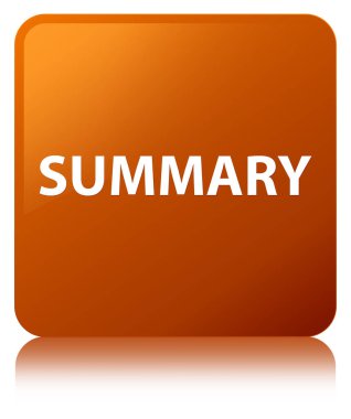 Özet kahverengi kare düğme