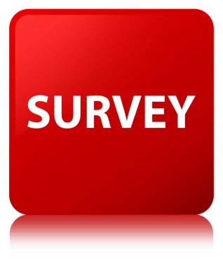 Anket kırmızı kare düğme