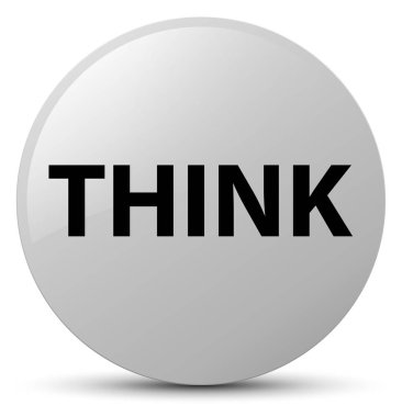 Beyaz yuvarlak düğmesini düşünüyorum