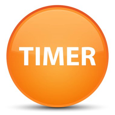 Zamanlayıcı özel turuncu yuvarlak düğmesi