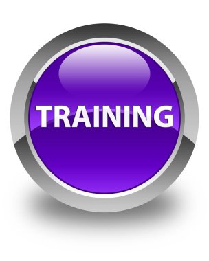 Parlak mor yuvarlak düğme eğitimi