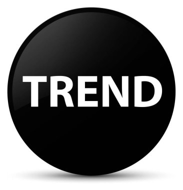 Eğilim black yuvarlak düğmesi