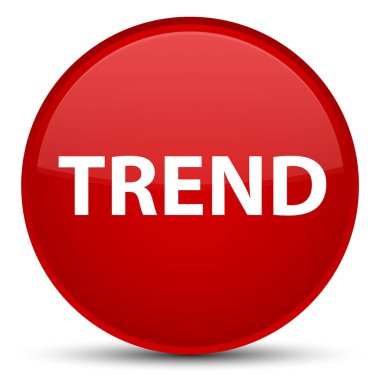 Eğilim özel kırmızı yuvarlak düğmesi