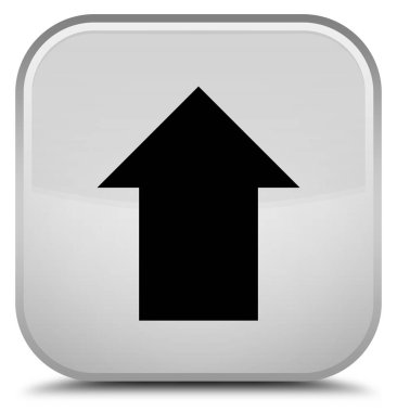 Ok simgesini özel beyaz kare düğmesini upload