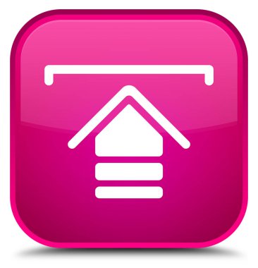 Kutsal kişilerin resmi özel pembe kare düğme upload