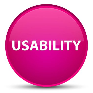 Kullanılabilirlik özel pembe yuvarlak düğmesi