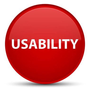 Kullanılabilirlik özel kırmızı yuvarlak düğmesi