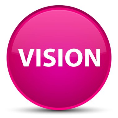 Vizyon özel pembe yuvarlak düğmesi