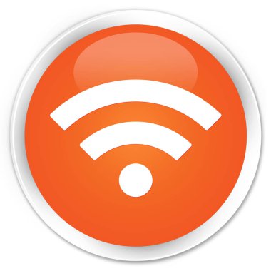 WiFi simge sigorta primi turuncu yuvarlak düğmesi
