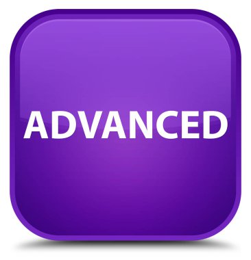 Gelişmiş özel mor kare düğme