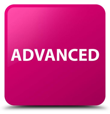 Gelişmiş pembe kare düğme