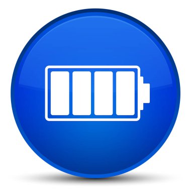 Batarya kutsal kişilerin resmi özel mavi yuvarlak düğme