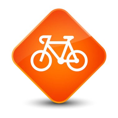 Bisiklet kutsal kişilerin resmi zarif Turuncu elmas düğme