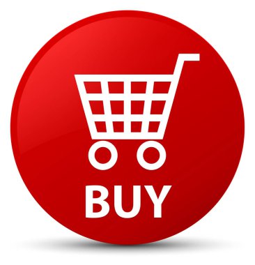 Kırmızı yuvarlak düğmeye satın