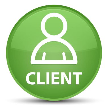 İstemci (üye simgesi) özel yumuşak yeşil yuvarlak düğmesi