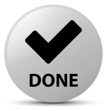 (Simge doğrulama) düğmesini yuvarlak beyaz