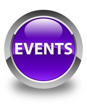 Olaylar parlak mor düğmesi