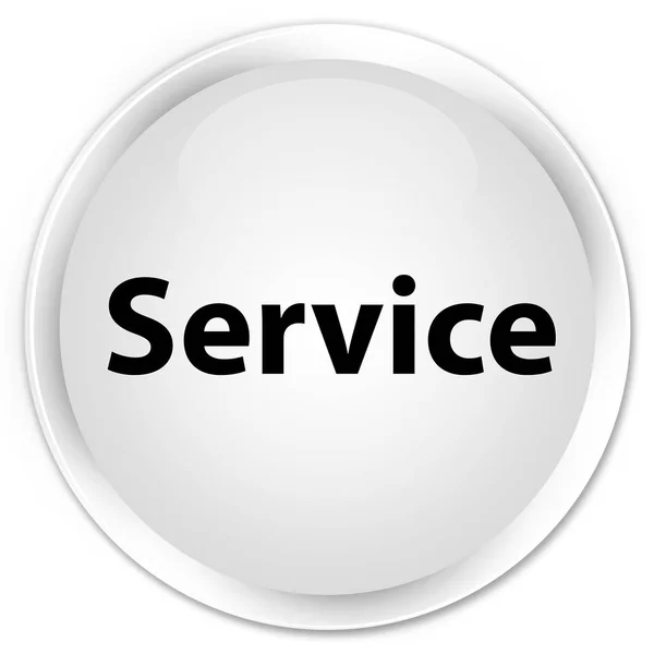 Service bouton rond blanc premium — Photo