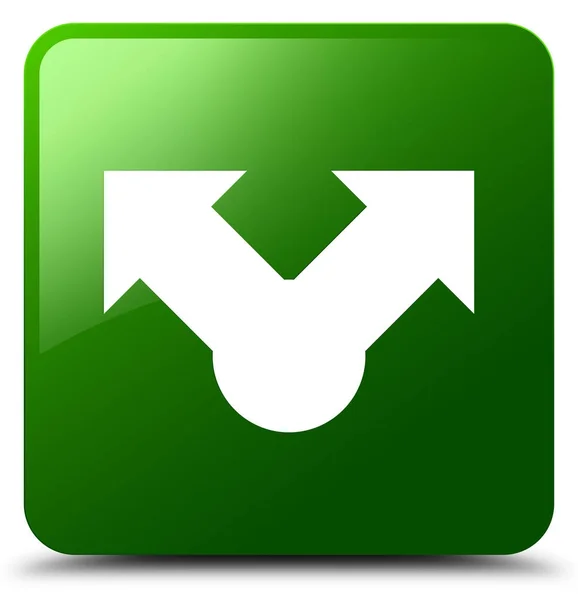 Share icon green square button — Stock Photo, Image