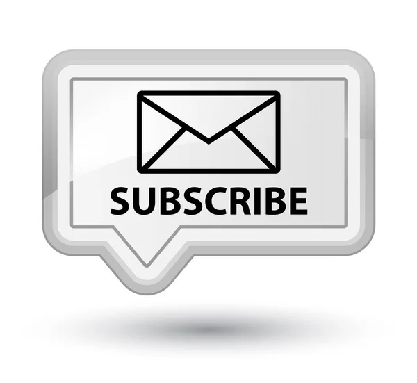 Subscribe (email icon) prime white banner button