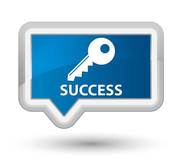 Success (key icon) prime blue banner button