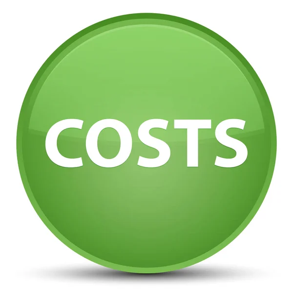 Costo especial botón redondo verde suave —  Fotos de Stock